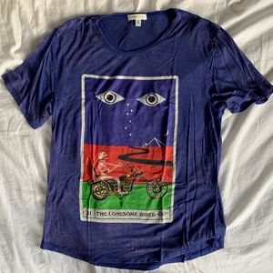 oversized vintage lonesome rider tee